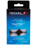 Мячи для настольного тенниса Roxel 1* Tactic белый 6 шт. УТ-00015360